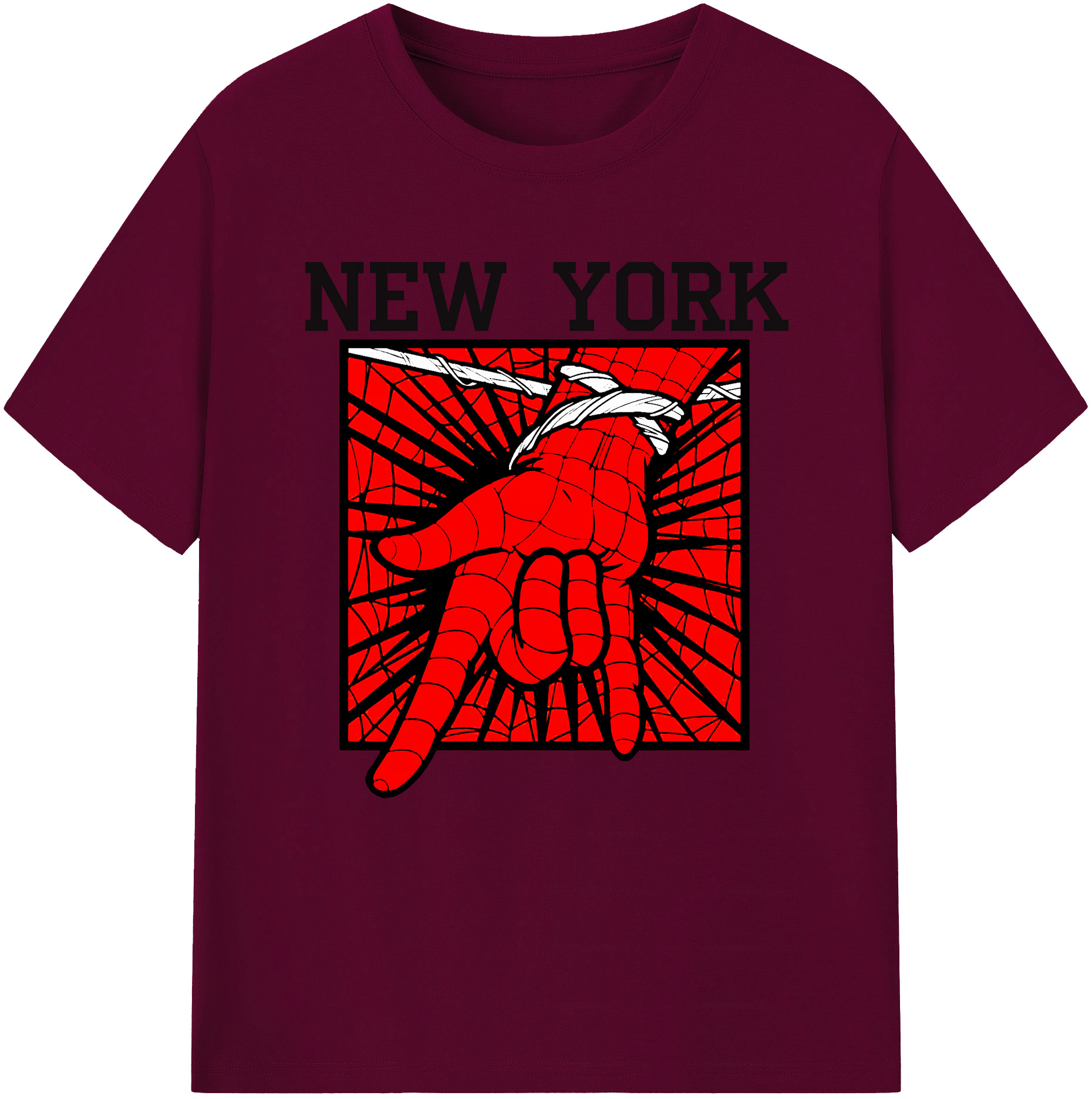 （画像用） Spider Man スパイダーマン レディースカジュアルプリントTシャツ（綿100％）